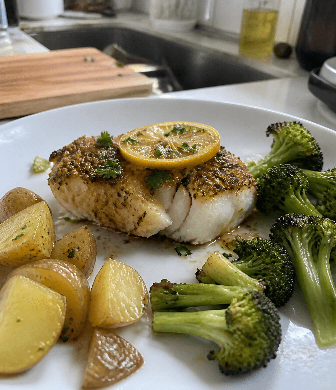 Citrus Herb Seared Cod