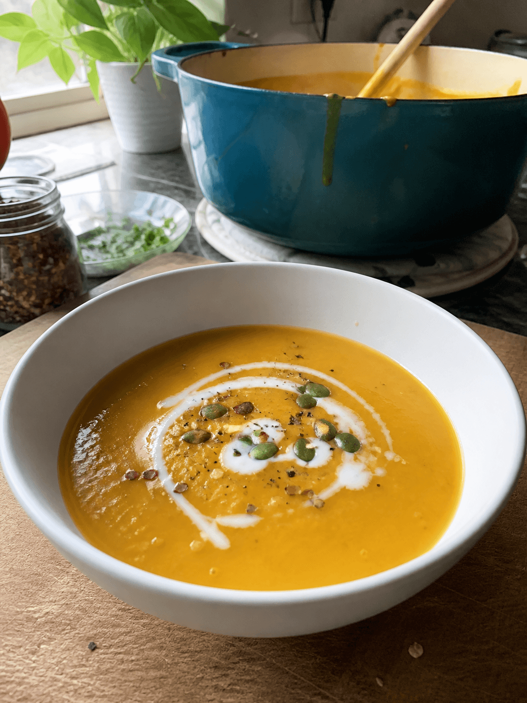 Creamy Coconut Butternut Squash Soup