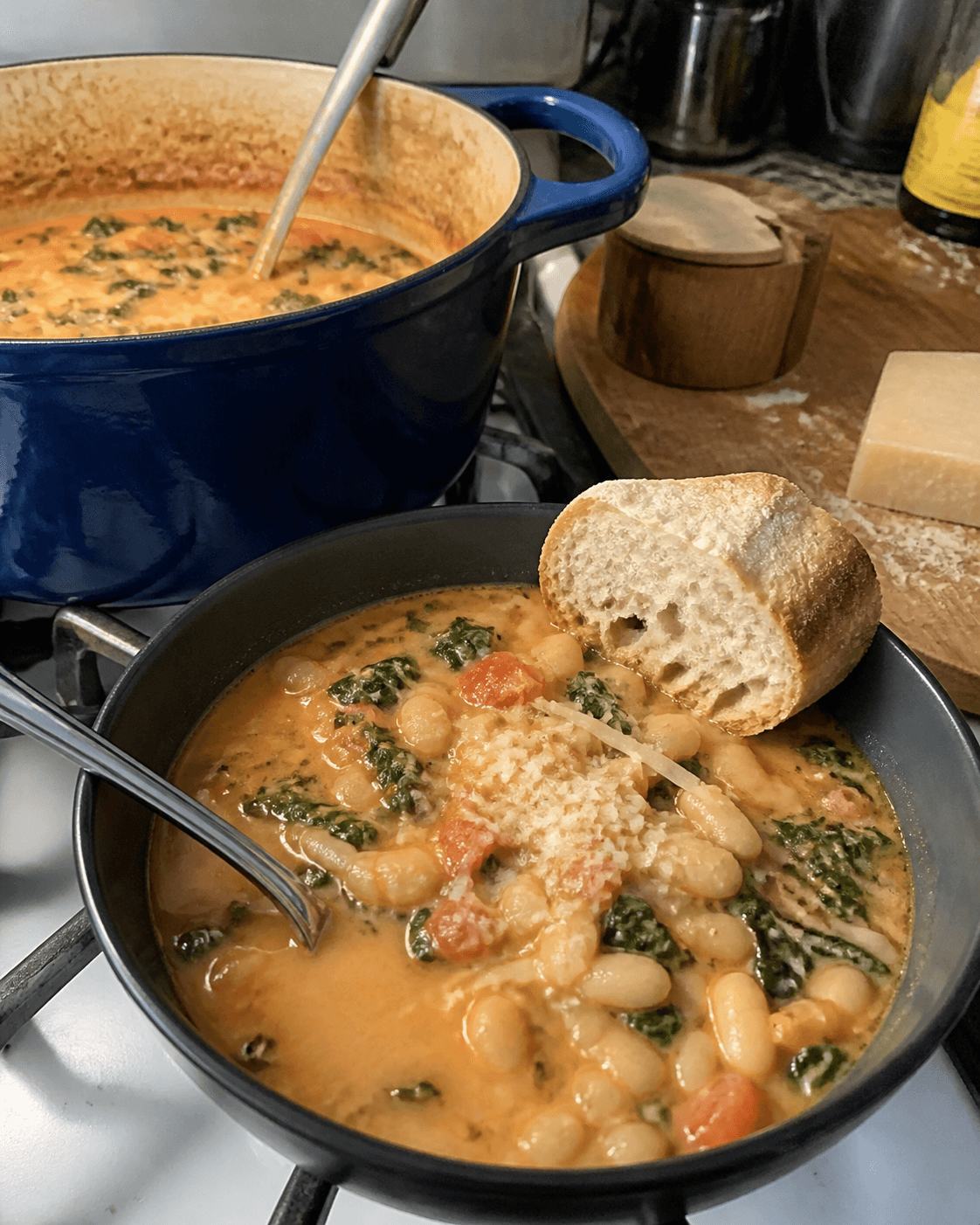 Creamy Tuscan White Bean Soup