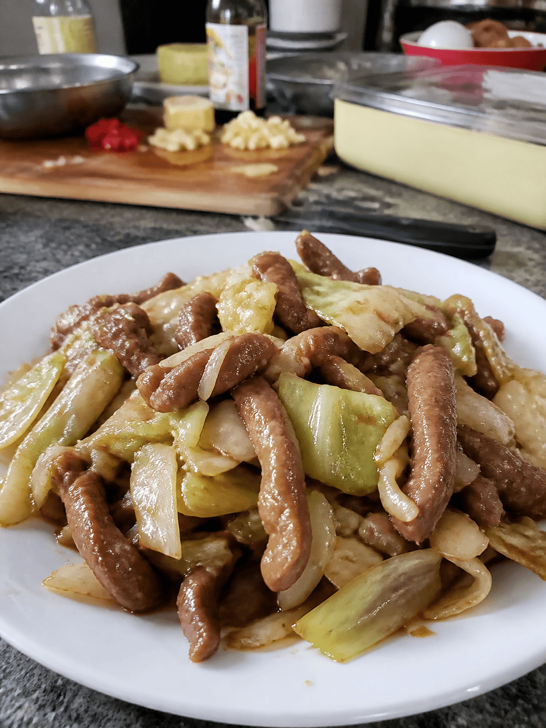 Savory Beef and Cabbage Stir-Fry