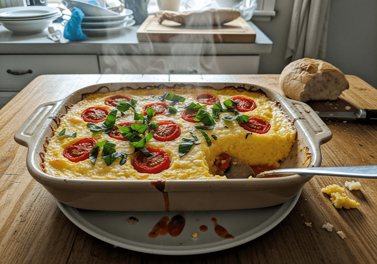 Sun-Kissed Polenta Bake