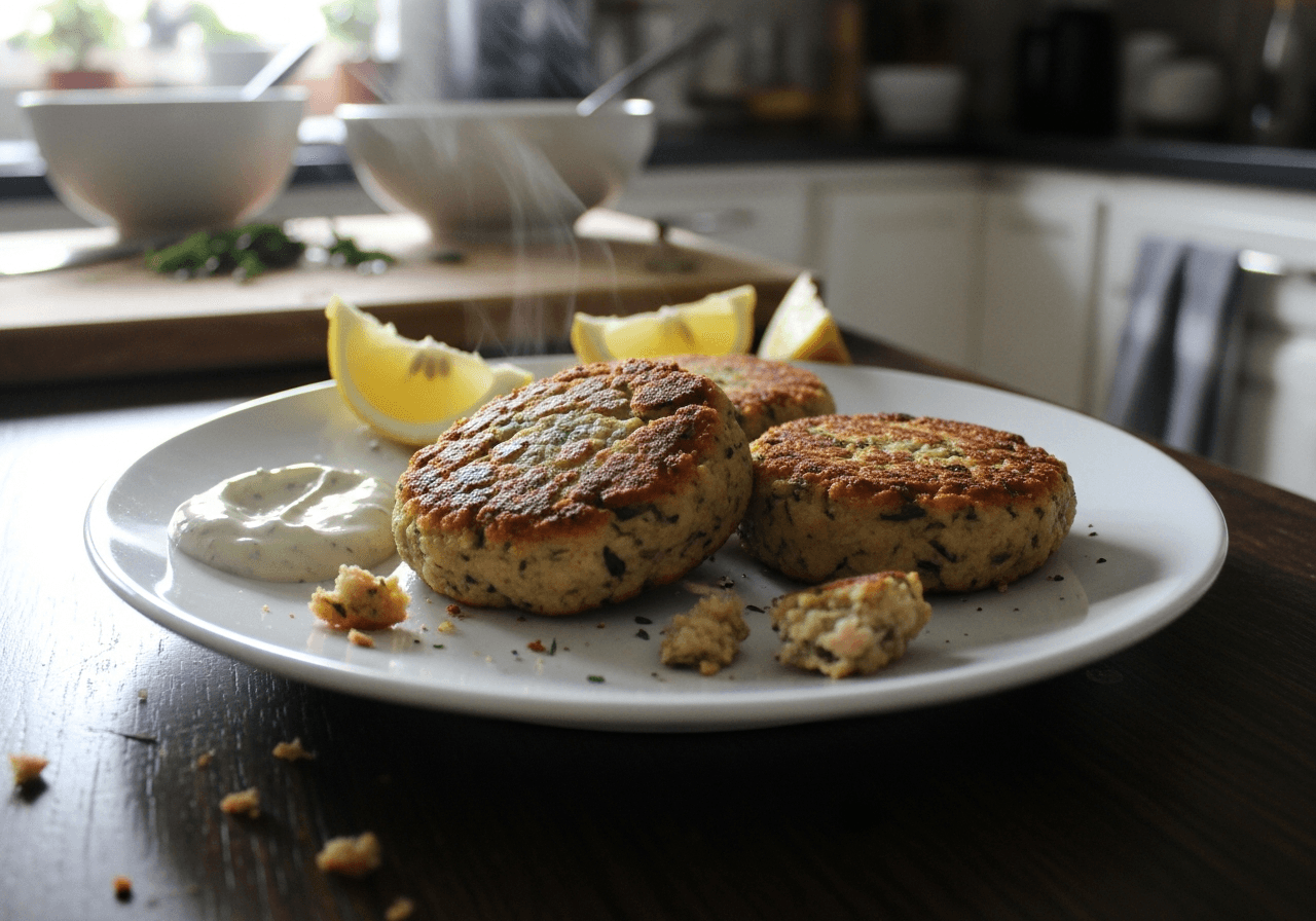 Zesty Tuna & Chickpea Patties